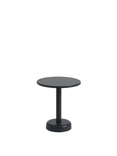 Linear Steel Coffee Table, Ø42 fra Muuto - Anthracite black - Jacobsen Plus