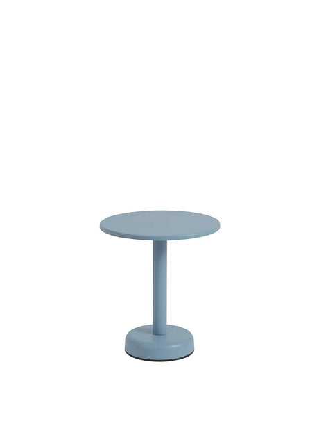 Linear Steel Coffee Table, Ø42 fra Muuto - Pale blue - Jacobsen Plus