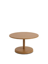 Linear Steel Coffee Table, Ø70 fra Muuto - Burnt orange - Jacobsen Plus