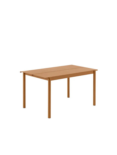 Linear Steel Table, 140x75 cm fra Muuto - Anthracite black - Jacobsen Plus