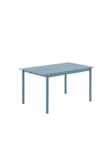 Linear Steel Table, 140x75 cm fra Muuto - Pale blue - Jacobsen Plus