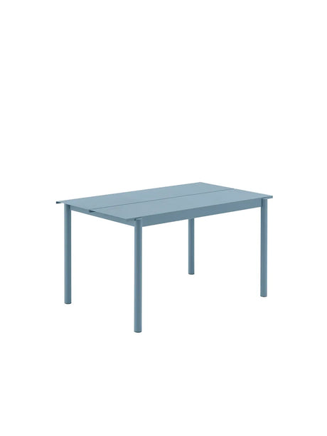 Linear Steel Table, 140x75 cm fra Muuto - Pale blue - Jacobsen Plus