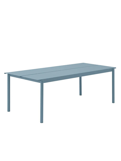 Linear Steel Table, 220x90 cm fra Muuto - Anthracite black - Jacobsen Plus