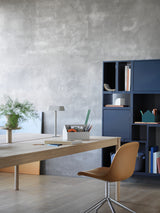 Fiber Side Chair, læder, Swivel Base fra Muuto - 2 - Jacobsen Plus