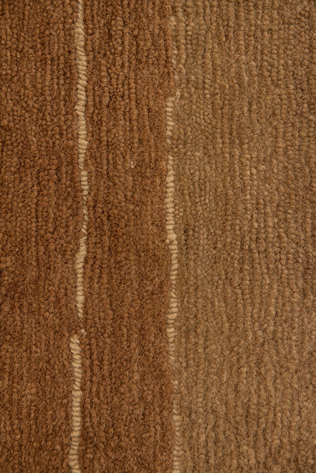 Drift Line gulvtæppe, Terracotta fra Linie Design - 140 x 200 cm. - Jacobsen Plus