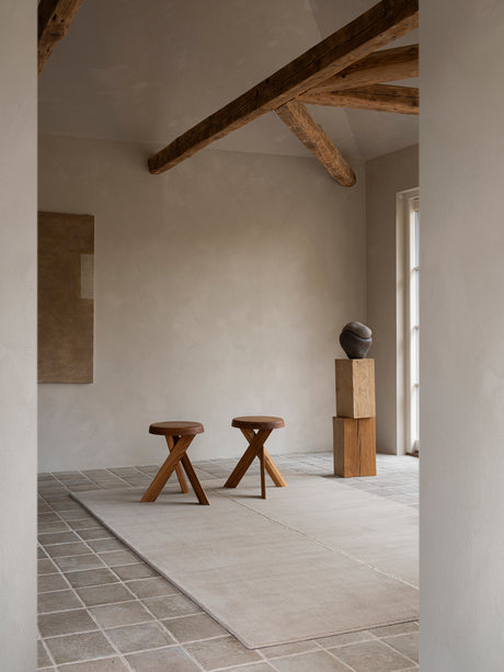 Faded Noren gulvtæppe, Cream fra Linie Design - 140 x 200 cm. - Jacobsen Plus