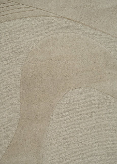 Kindle Poetry gulvtæppe, Cream fra Linie Design - 1 - Jacobsen Plus