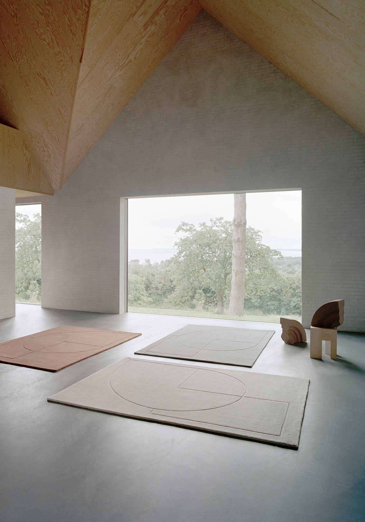 Lineal Poem Tæppe, Grey fra Linie Design