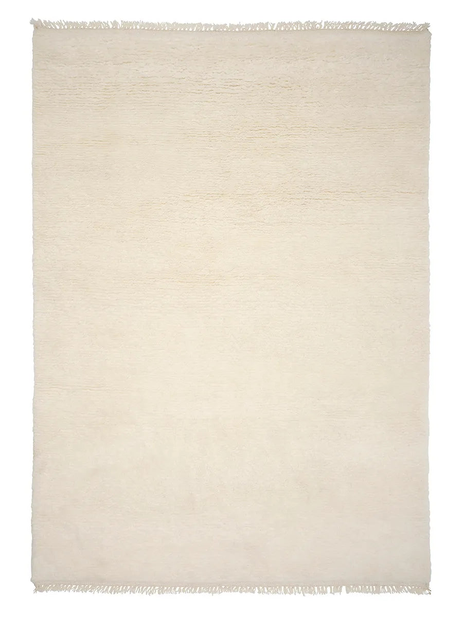 Soft Savannah Tæppe fra Linie Design - White / 140 x 200 cm - Jacobsen Plus