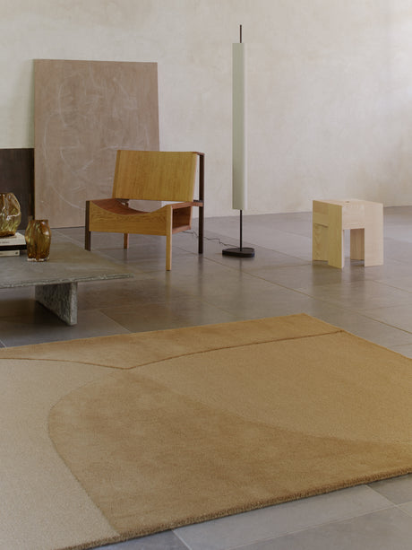 Split Plains Tæppe, Mustard fra Linie Design - 2 - Jacobsen Plus
