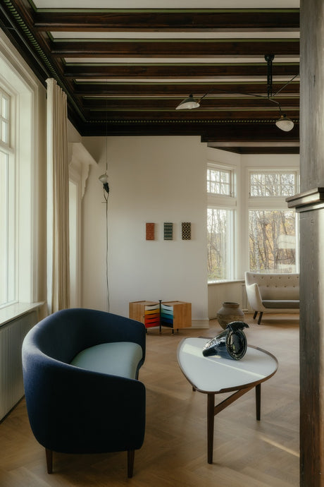 Lillemor Sofa 3 pers. af Finn Juhl - Stofgruppe 1 / Valnød - Jacobsen Plus