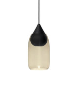 Liuku Base drop pendel, sort fra Mater - Inkl. røget glasskærm - Jacobsen Plus