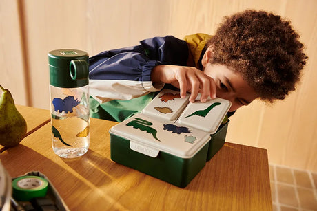 Clemence Bottle 350 ml, Dinosaurs/Mist fra Liewood - 2 - Jacobsen Plus