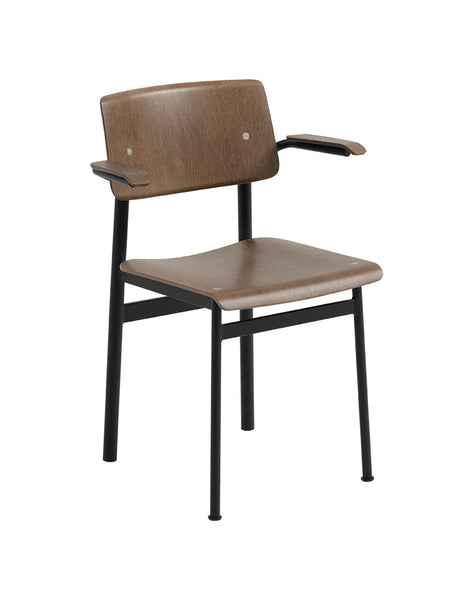 Loft Armchair fra Muuto - Dark brown- black - Jacobsen Plus