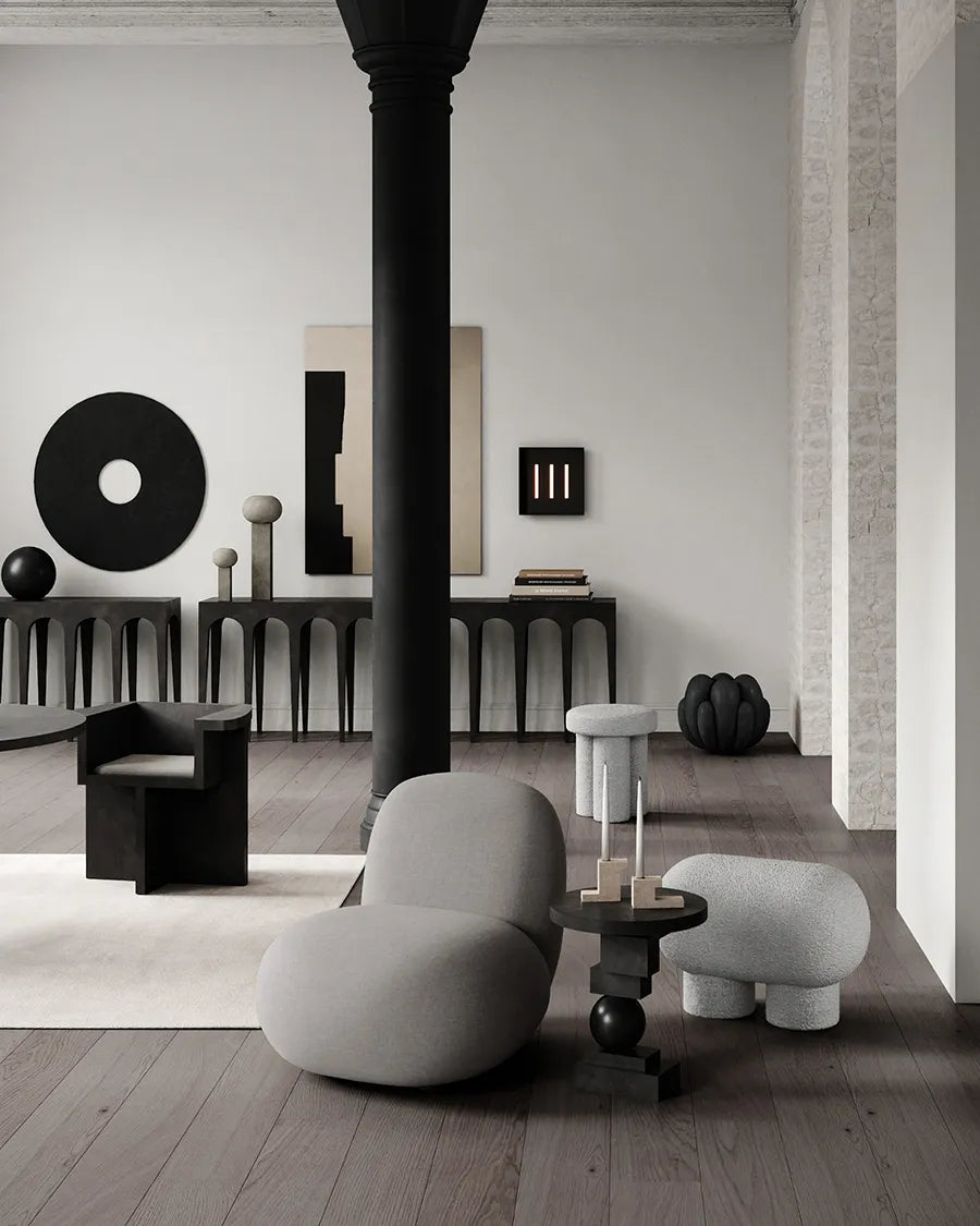 Toe Chair Flat, taupe fra 101 Copenhagen