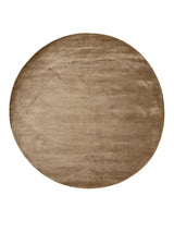 Lucens tæppe, rundt fra Linie Design - Mustard - Jacobsen Plus