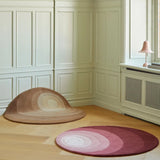 Luna gulvtæppe, dark sand af Verner Panton