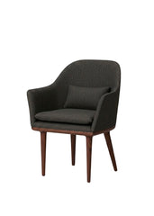 Lunar spisebordsstol, small, valnød, Main Line Flax 16 HR fra Stellar Works