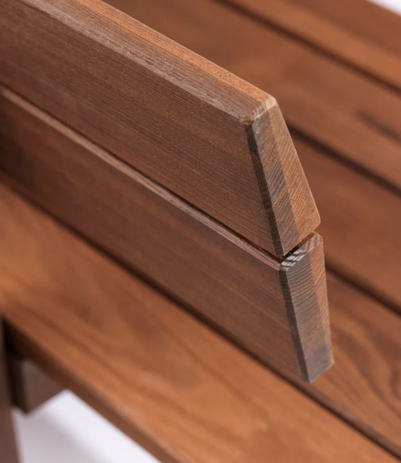 M16 Ermelunden havebænk med ryglæn, Termoask af Børge Mogensen - 5 - Jacobsen Plus