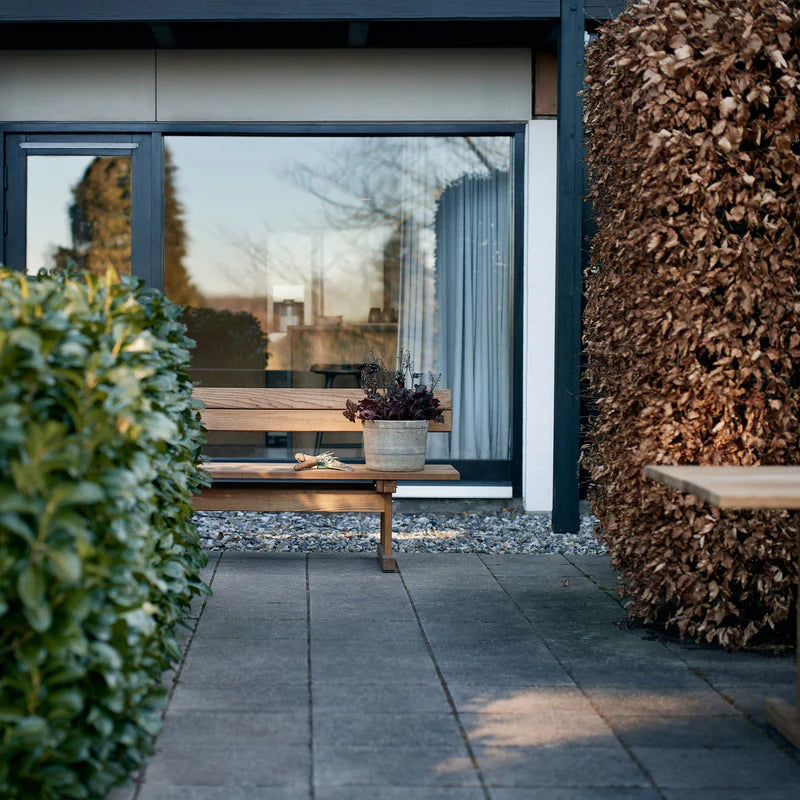 M16 Ermelunden havebænk med ryglæn, Termoask af Børge Mogensen - 3 - Jacobsen Plus