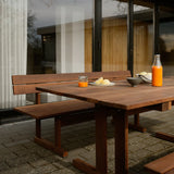 M16 Ermelunden havebænk med ryglæn, Termoask af Børge Mogensen - 4 - Jacobsen Plus