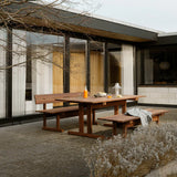 M16 Ermelunden havebænk med ryglæn, Termoask af Børge Mogensen - 2 - Jacobsen Plus