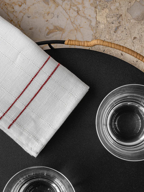 Cressida Napkin fra Audo Copenhagen - Ochre - Jacobsen Plus
