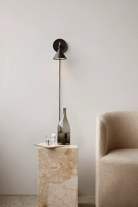Plinth Tall Sand Kunis Breccia marmor fra Audo Copenhagen - 2 - Jacobsen Plus