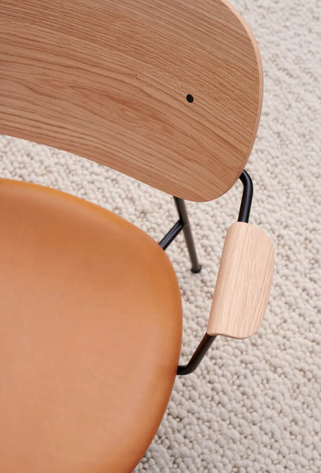 Co Lounge Chair fra Audo Copenhagen - BLACK OAK - DAKAR 0842 - Jacobsen Plus