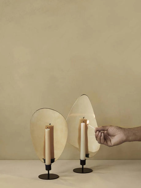 Flambeau Candle Holder, Table fra Audo Copenhagen - H: 30 / Messing - Jacobsen Plus
