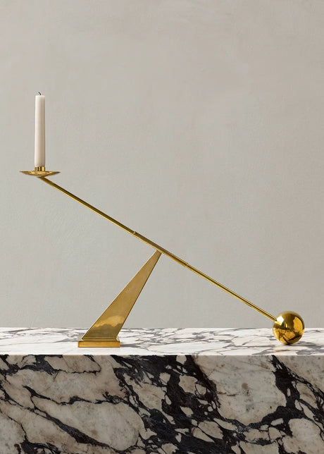 Interconnect Candle Holder, brass fra Audo Copenhagen - 4 - Jacobsen Plus