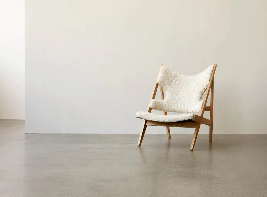 Knitting Lounge Chair, Sheepskin fra Audo Copenhagen - 10 - Jacobsen Plus