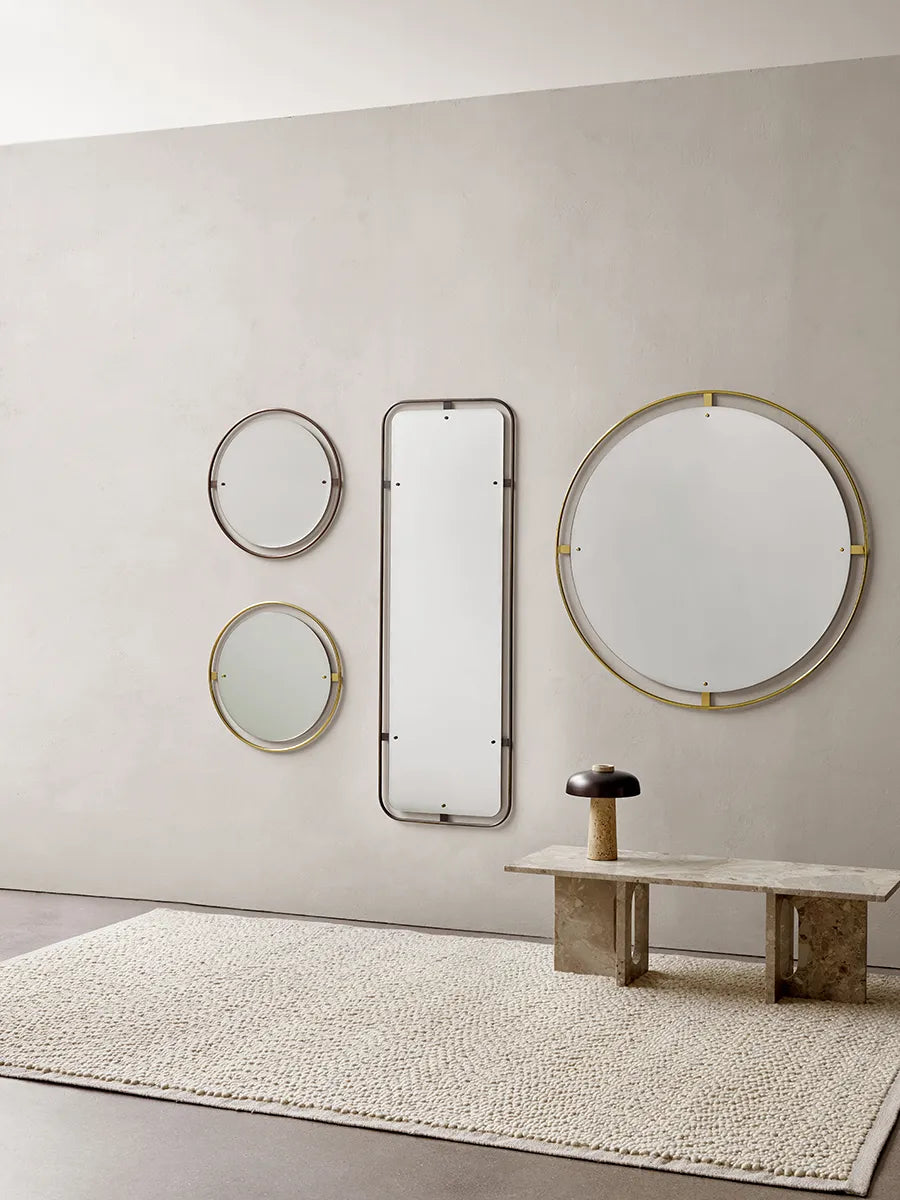 Nimbus Mirror Ø110, brass fra Audo Copenhagen