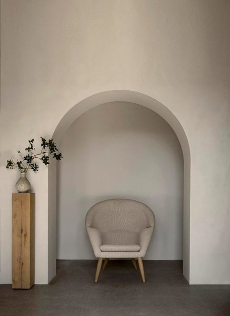 Oda Lounge Chair fra Audo Copenhagen - Eg - Hallingdal 65 110 - Jacobsen Plus