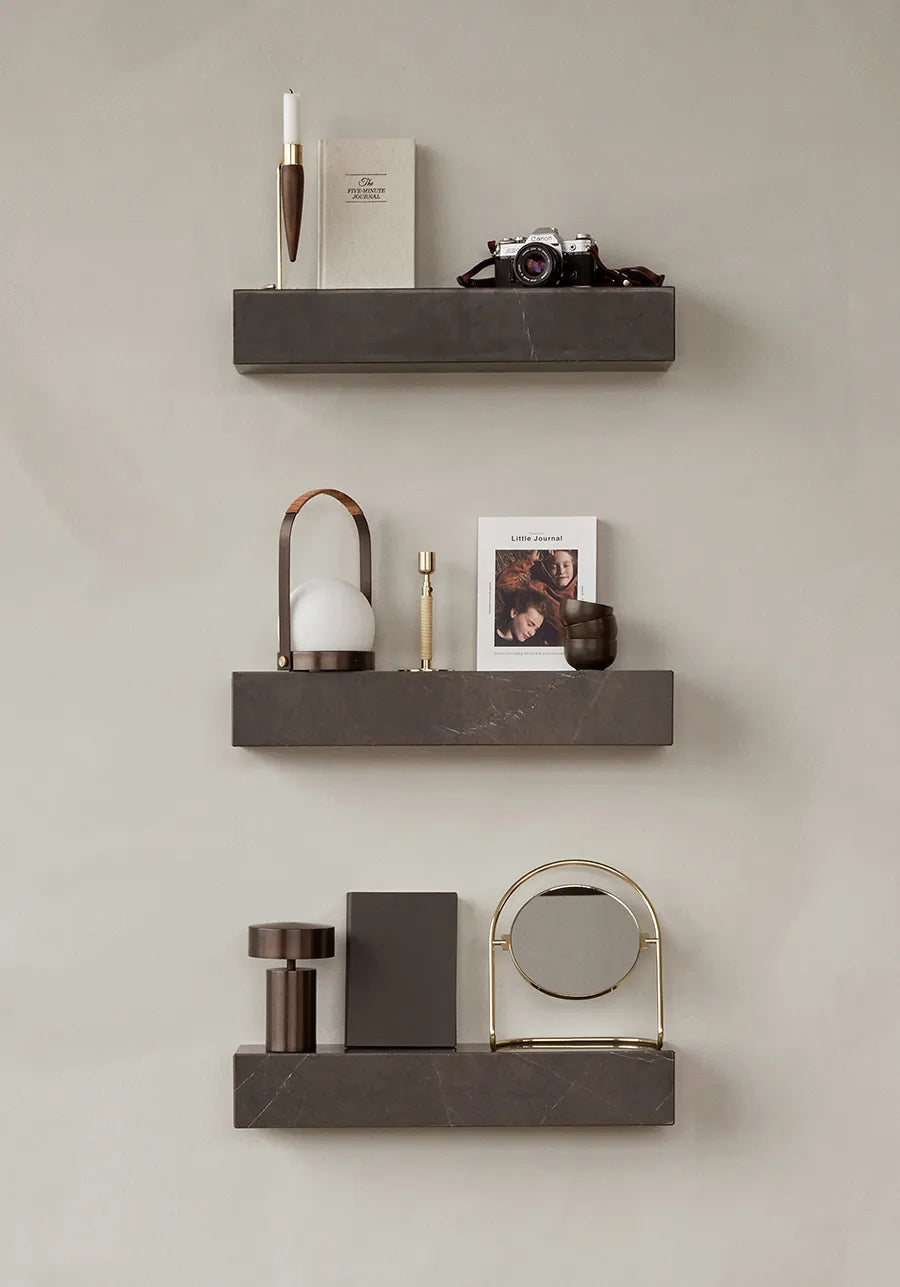 Plinth Shelf Grey Kendzo marmor fra Audo Copenhagen - 8 - Jacobsen Plus