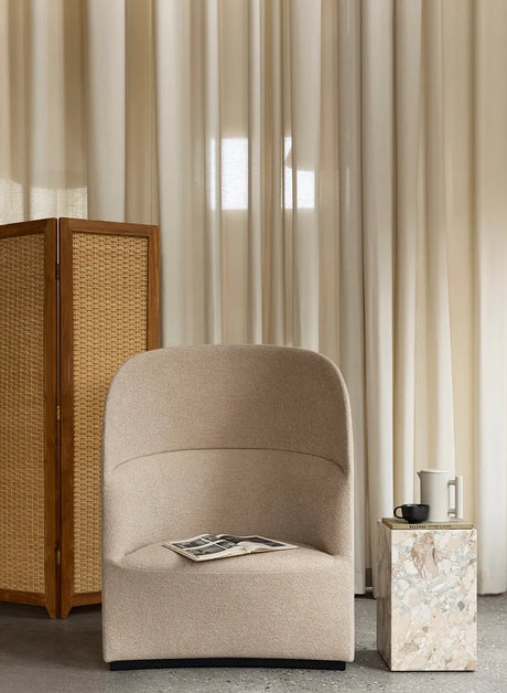 Plinth Tall Sand Kunis Breccia marmor fra Audo Copenhagen - 5 - Jacobsen Plus