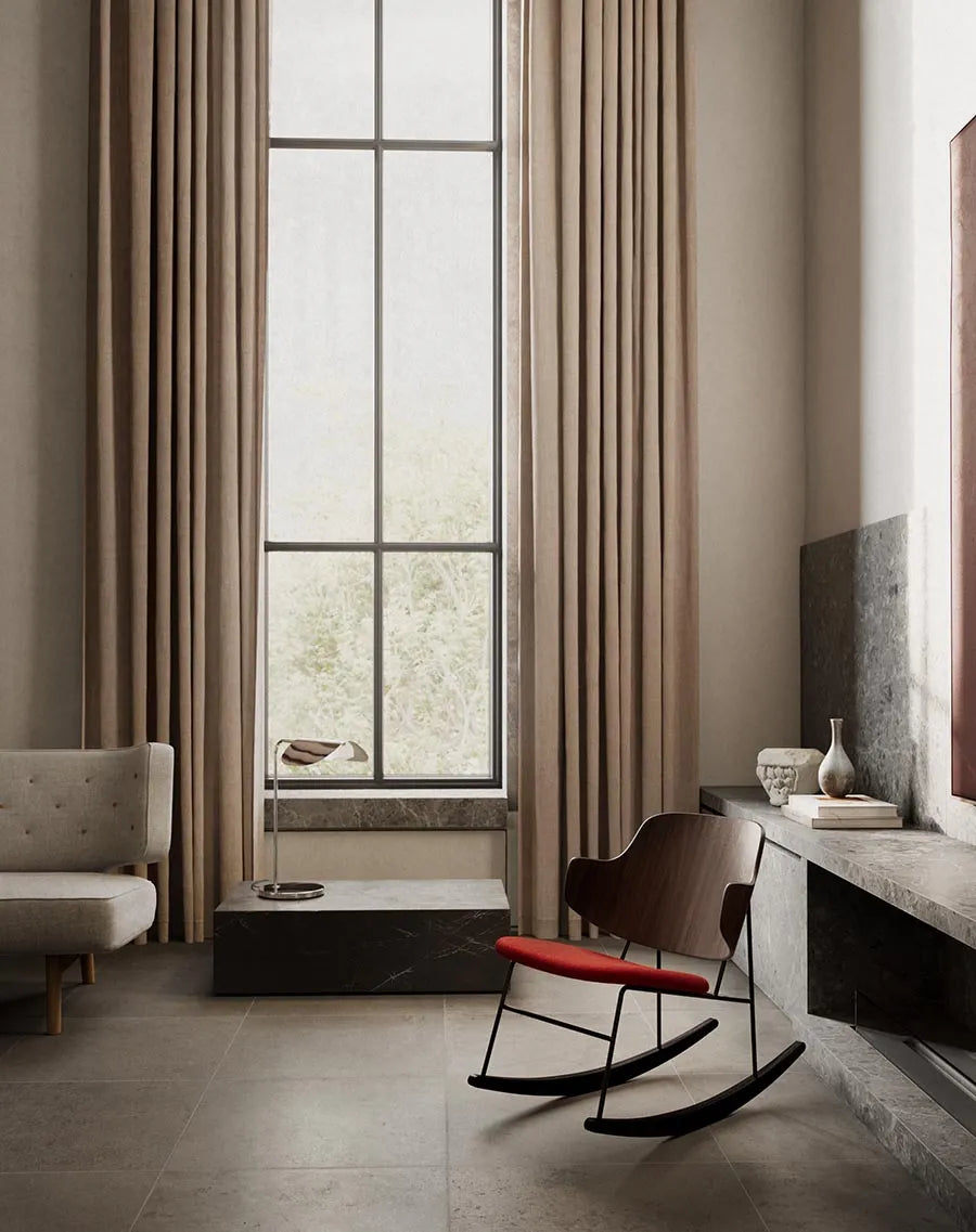 The Penguin Rocking Chair, Polstret fra Audo Copenhagen - 2 - Jacobsen Plus