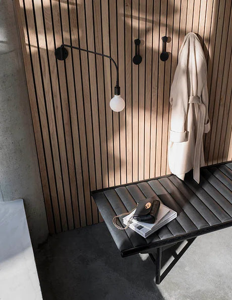 Afteroom Knagerække, lille fra Audo Copenhagen - Sort - Jacobsen Plus