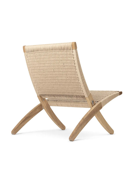 Cuba Stolen med Papirgarn fra Carl Hansen & Søn - Eg olie - naturflet - Jacobsen Plus