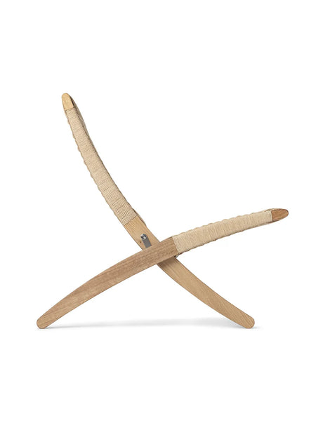 Cuba Stolen med Papirgarn fra Carl Hansen & Søn - Eg olie - naturflet - Jacobsen Plus