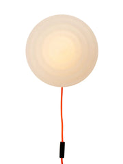 Whipped Wall Lamp, luminous orange fra LEO Objects
