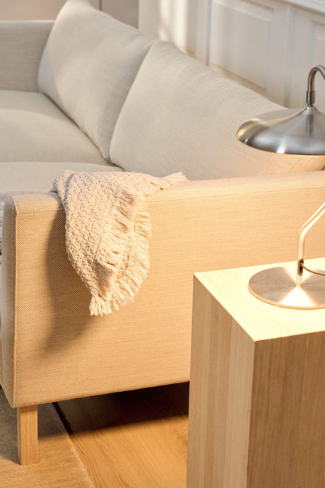 MH2301 Sofa, Fiord fra Mogens Hansen - 2 pers. sofa (158 cm) / Fiord 0101 - Jacobsen Plus