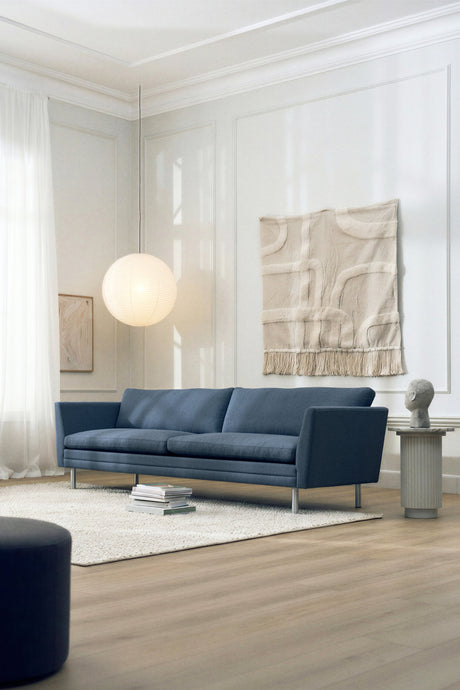 MH2301 Sofa, Fiord fra Mogens Hansen - 2 pers. sofa (158 cm) / Fiord 0101 - Jacobsen Plus