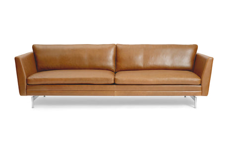 MH2301 Sofa, gefion læder fra Mogens Hansen - 2 pers. sofa (158 cm) / Cognac - Jacobsen Plus