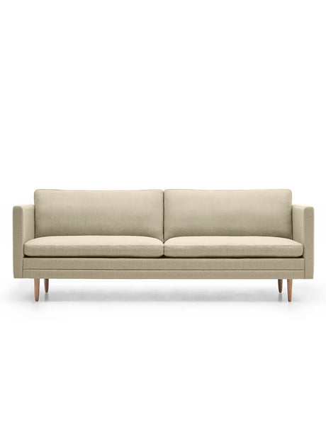 MH2614/MH2615 sofa, mood fra Mogens Hansen - Coneslim eg / 2 pers. sofa / Mood 1104 - Jacobsen Plus