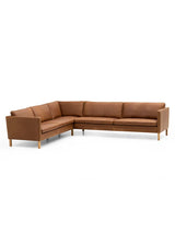 MH2614/MH2615 sofa, Frej læder fra Mogens Hansen - 5 pers. hjørnesofa - Jacobsen Plus