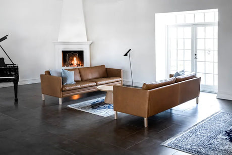 MH2614/MH2615 sofa, Frej læder fra Mogens Hansen - 2 pers. sofa - Jacobsen Plus