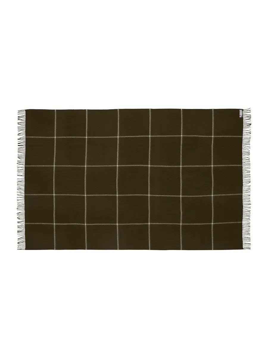 Mandø Plaid, seaweed fra Silkeborg Uldspinderi - 2 - Jacobsen Plus