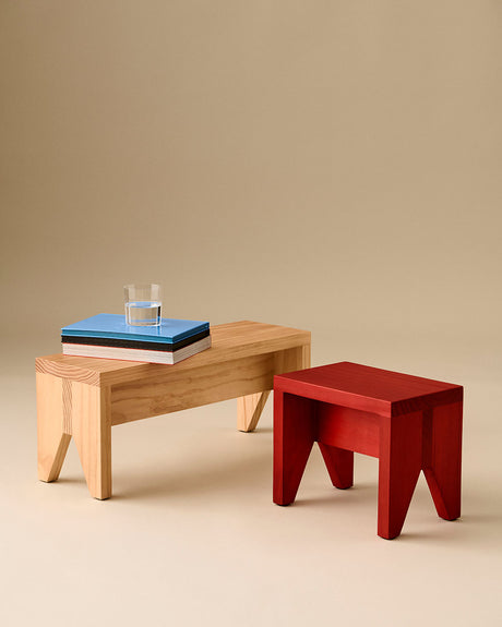 Manolito Stool, long fra Hay - Natural - Jacobsen Plus