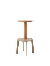 Massif AV40 Bar Stool fra &Tradition - Oak & Grey Beige - Jacobsen Plus